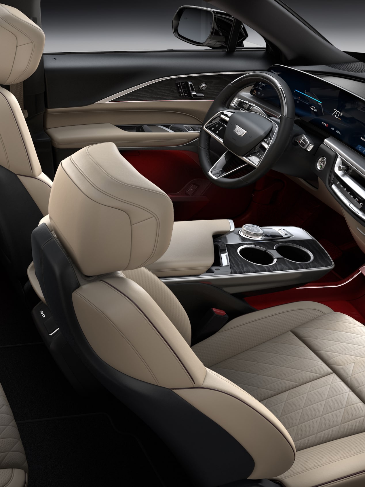 LYRIQ's stylish interior and premium materials.